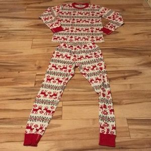 Hanna Andersson matching Christmas pajama set!